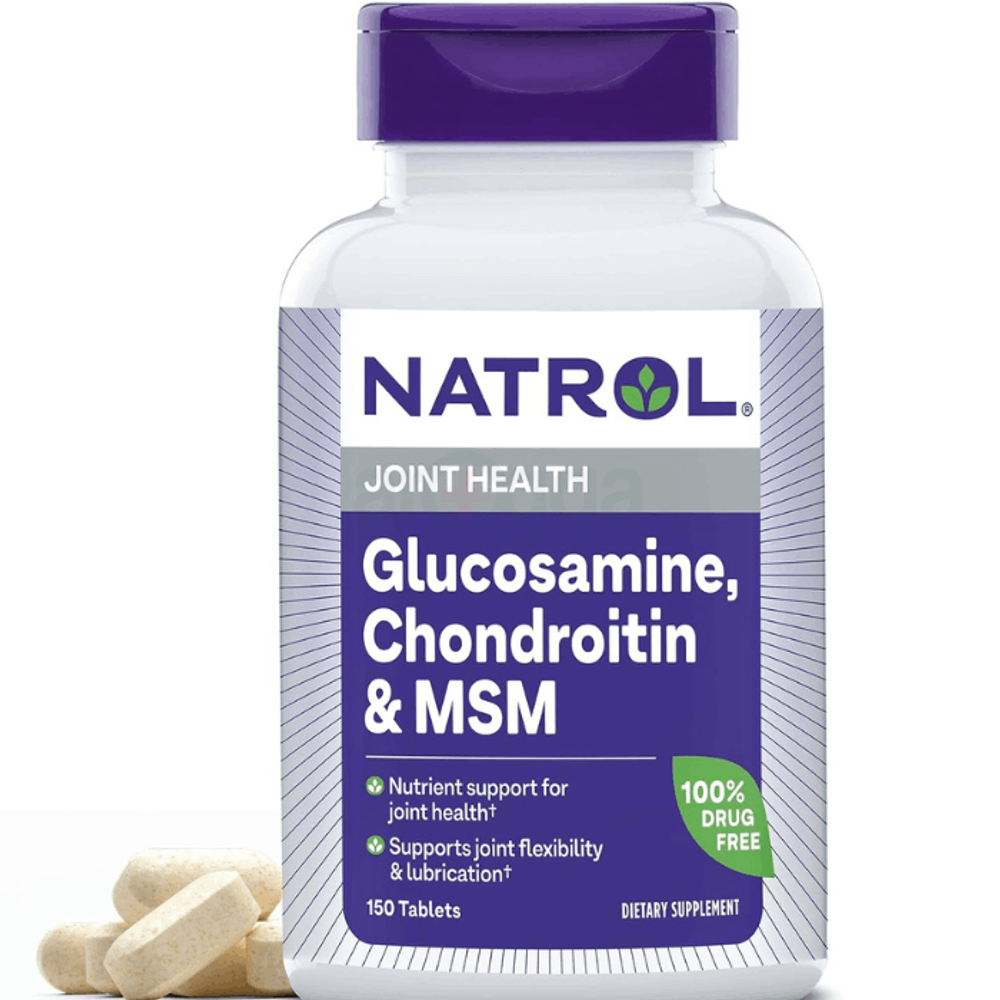 Natrol Glucosamine Chondroitin and MSM Tablets, 150-Count		  