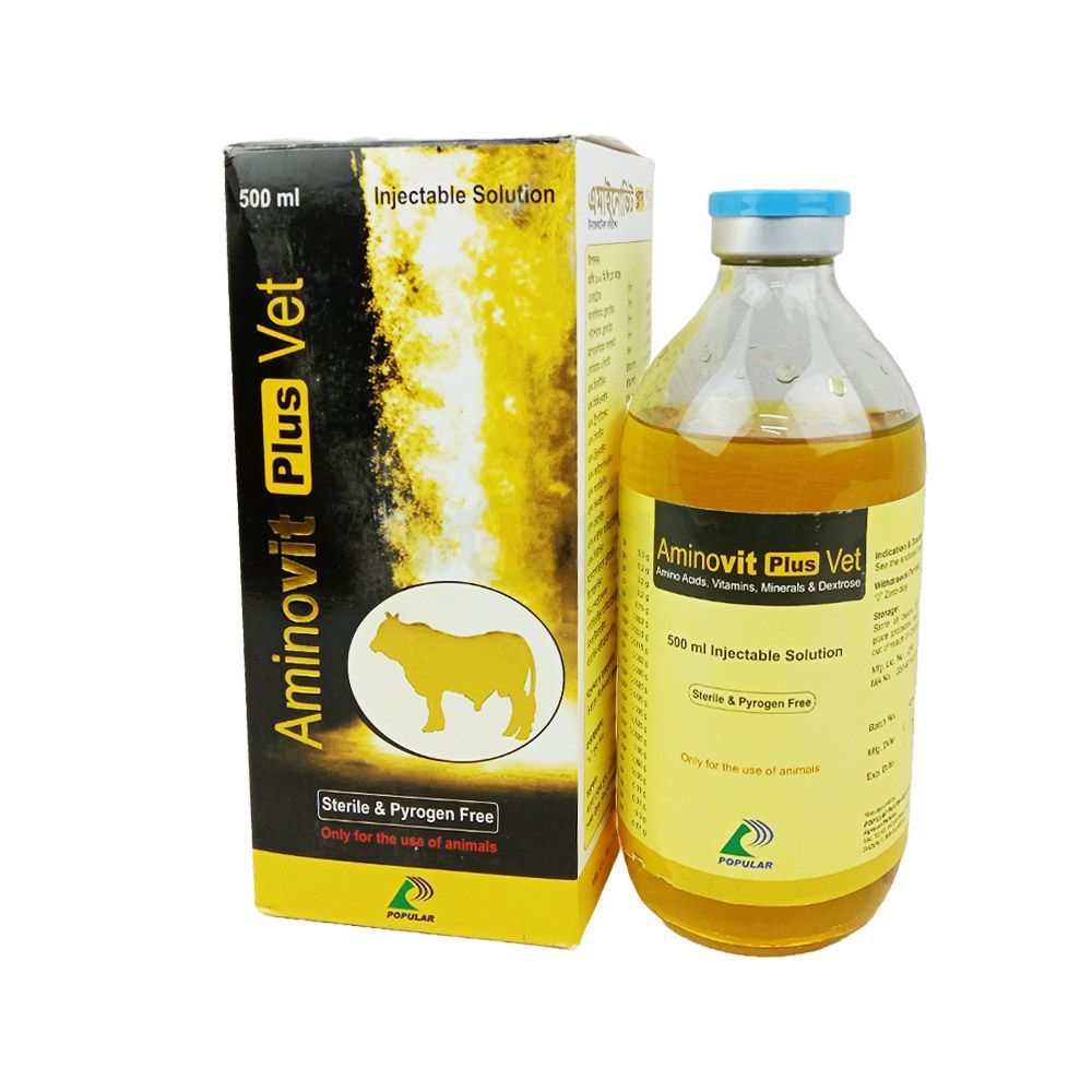 Aminovit Plus Vet Injectable Solution 500ml  