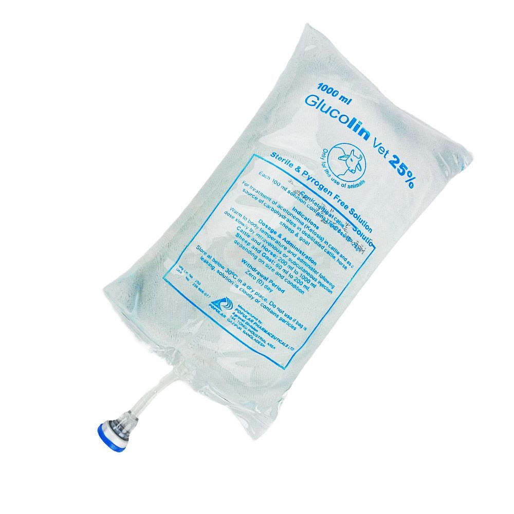Glucolin Vet 25% 1000ml Infusion  