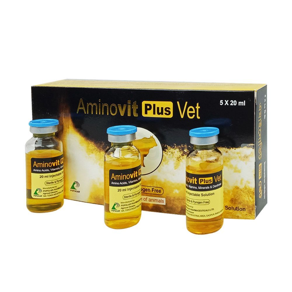 Aminovit Plus Vet Injectable Solution 20ml  
