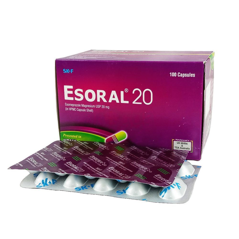 Esoral 20mg Capsule