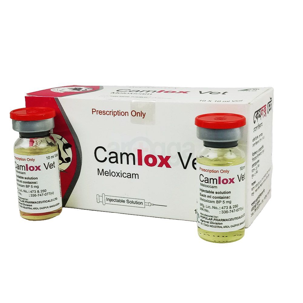 Camlox Vet Injectable Solution 10ml  