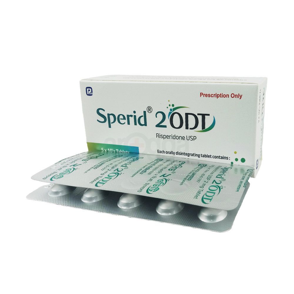 Sperid 2 ODT 2mg tablet