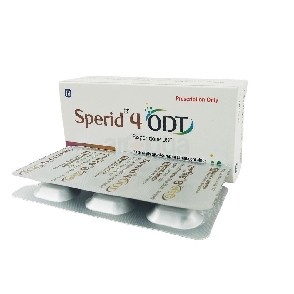 Sperid 4 ODT 4mg tablet