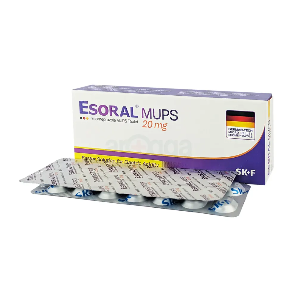 Esoral Mups 20mg Tablet