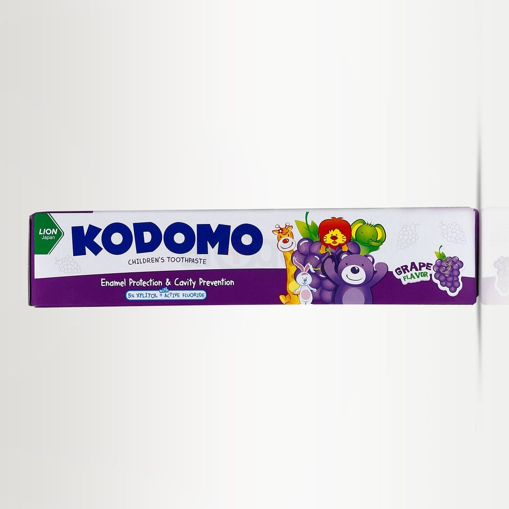 Kodomo Grape Flavour Anti Cavity Sugar-Free Children's Toothpaste  