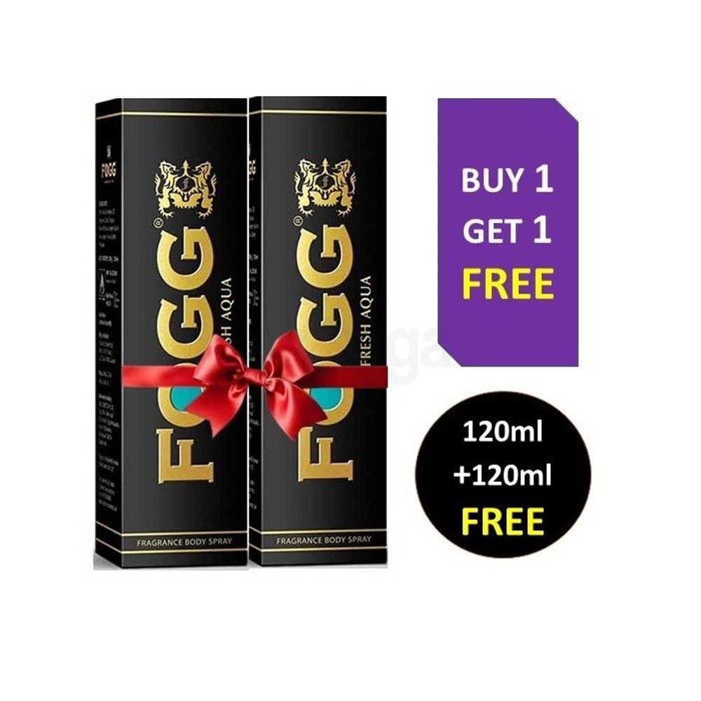 Fogg Fresh Aqua Body Spray 120 ml Buy 1 Get 1 free  