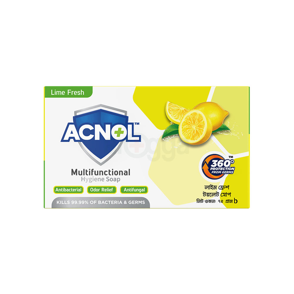 Acnol Hygiene Soap Lime Fresh 75gm  