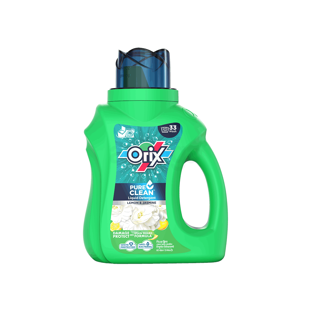 Orix Pure Clean Liquid Detergent Lemon & Jasmine 1L  