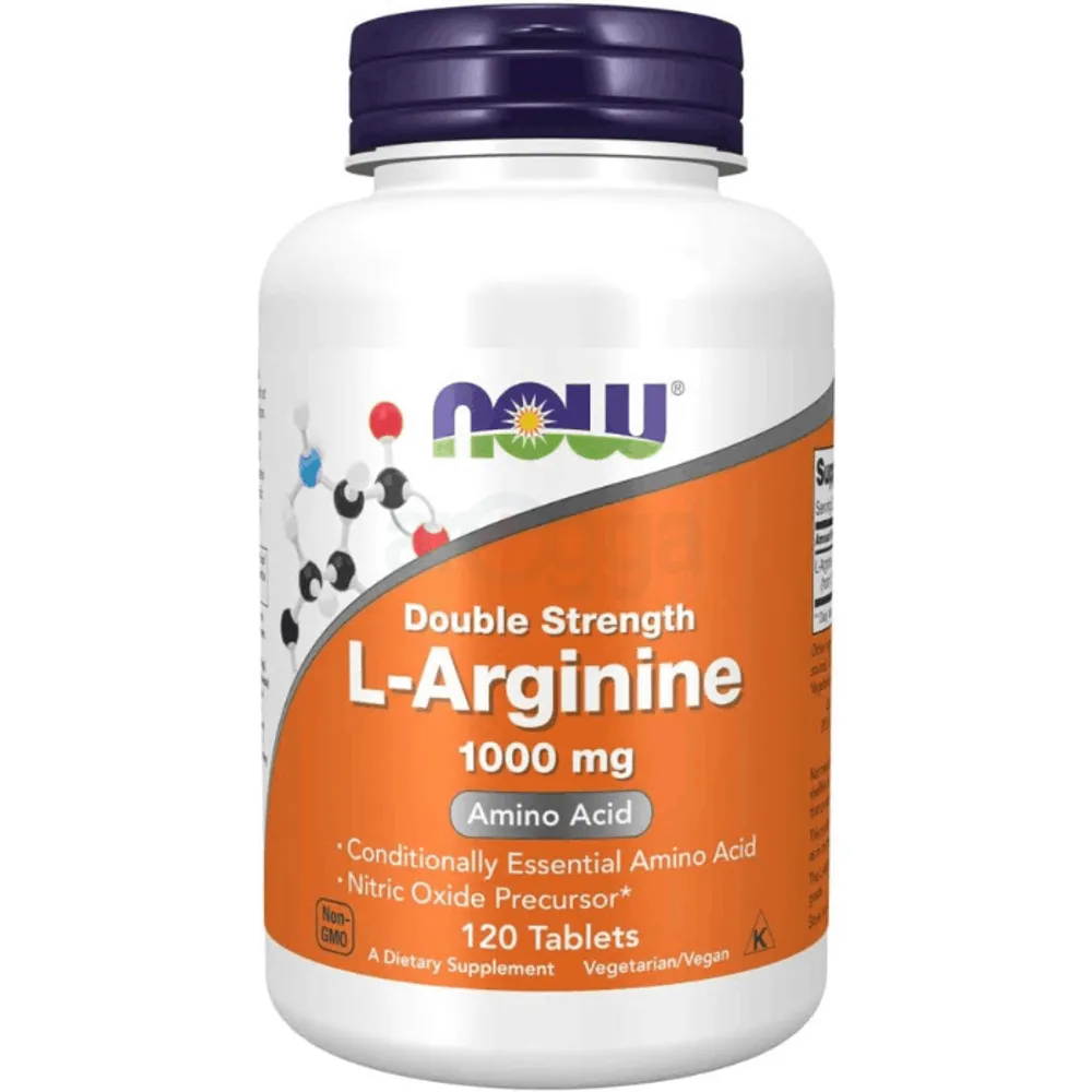 NOW Foods Supplements, L-Arginine 1,000 mg, Nitric Oxide Precursor*, Amino Acid, 120 Tablets   