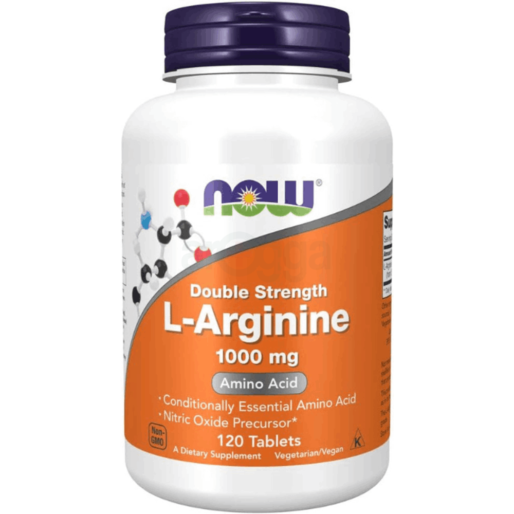 NOW Foods Supplements, L-Arginine 1,000 mg, Nitric Oxide Precursor*, Amino Acid, 120 Tablets  