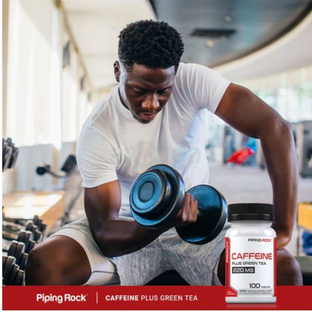 Piping Rock Caffeine Pills 220mg | 100 Tablets  