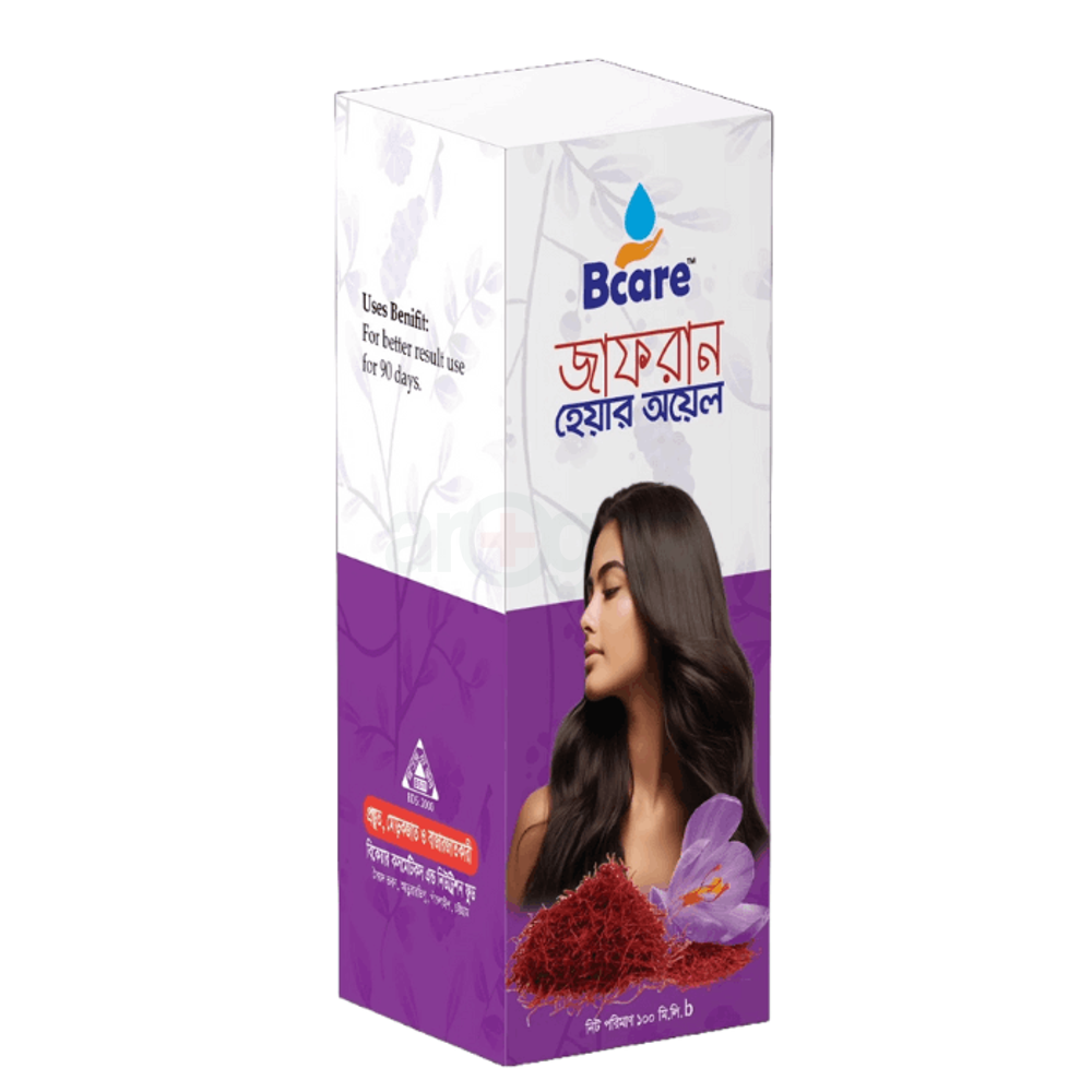 Bcare Saffron Hair Oil -100ml  