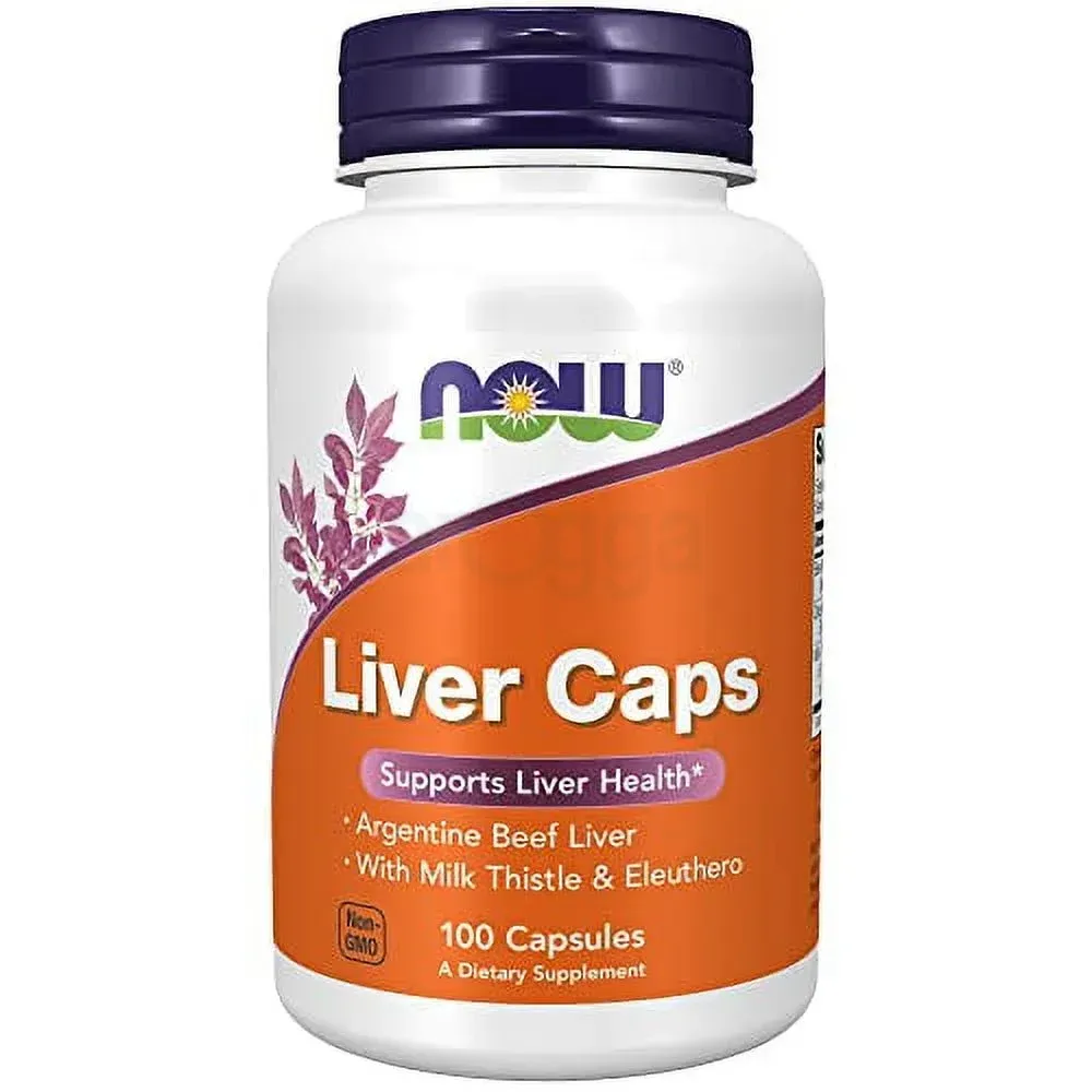 Now Liver Caps Supports Liver Health 100 Capsules  