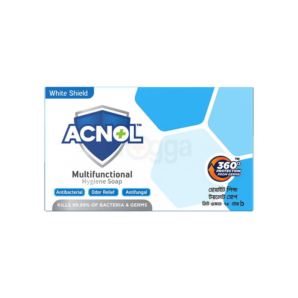 Acnol Hygiene Soap White Shield 75gm  