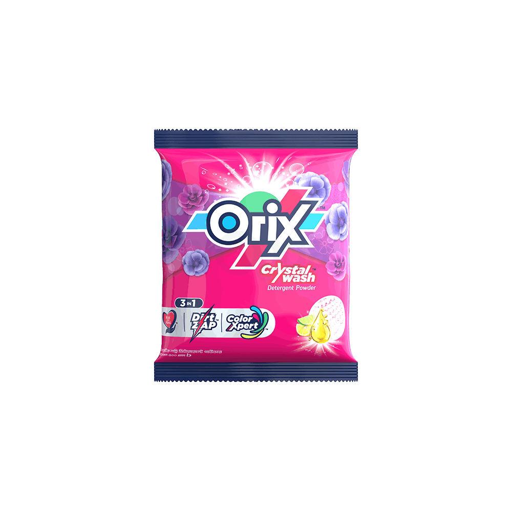 Orix Crystal Wash Detergent Powder 500g  