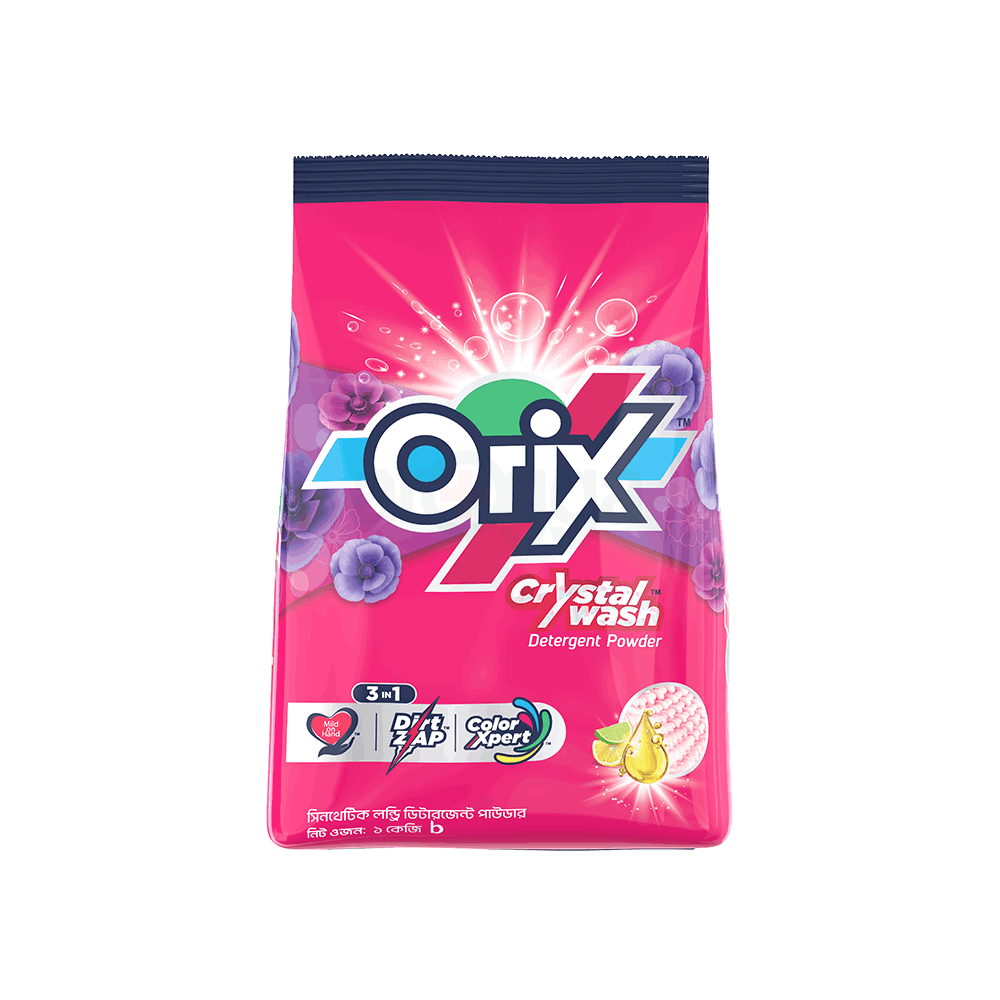 Orix Crystal Wash Detergent Powder 1kg  