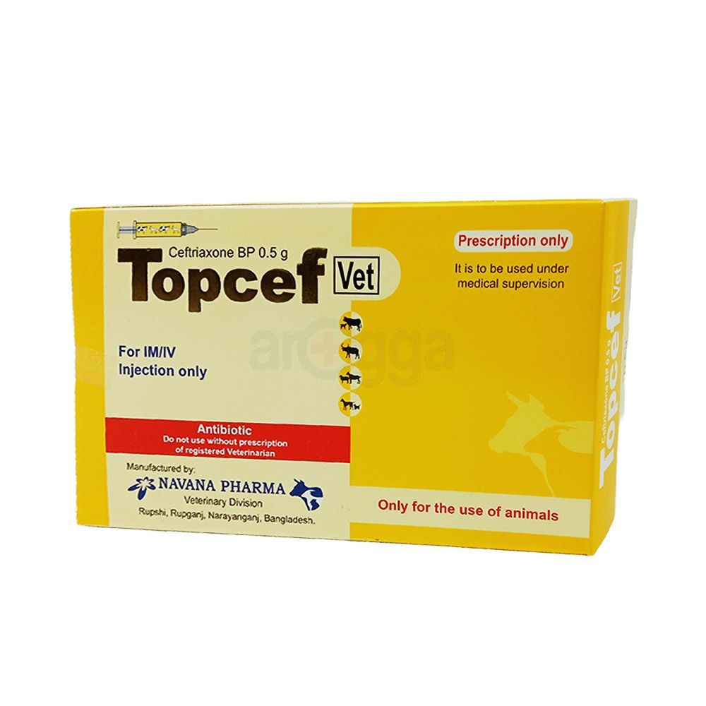 Topcef 0.5gm Vet  