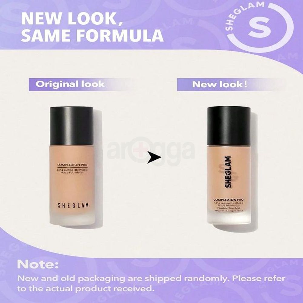 SHEGLAM Complexion Pro Long Lasting Breathable Matte Foundation - Nude  