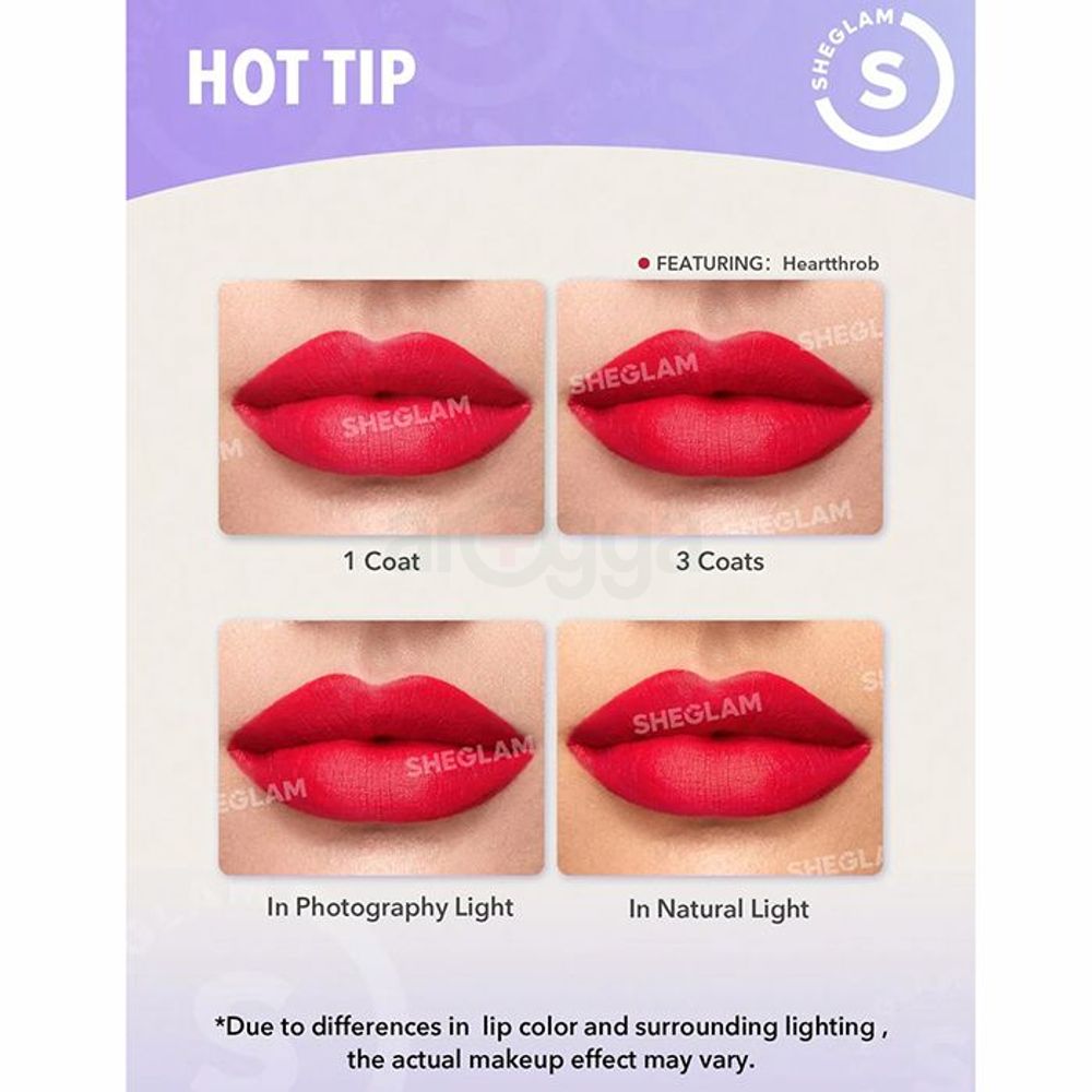 SHEGLAM Matte Allure Liquid Lipstick - City Nights  