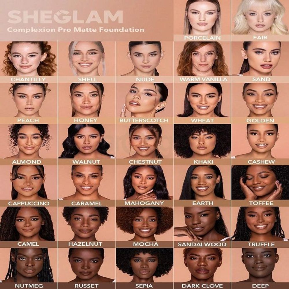 SHEGLAM Complexion Pro Long Lasting Breathable Matte Foundation - Warm Vanilla  