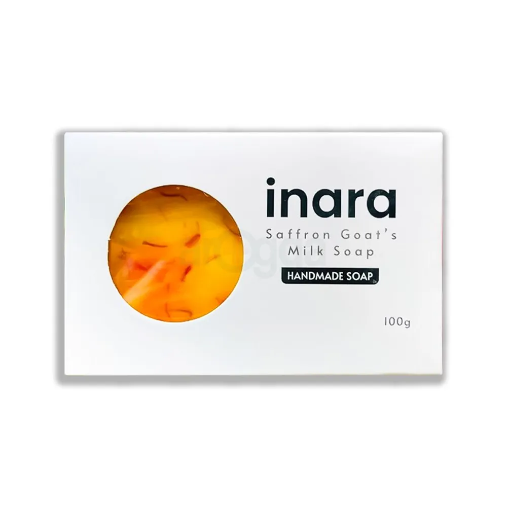 Inara Saffron Goat's Milk Soap (Handmade) 100g  