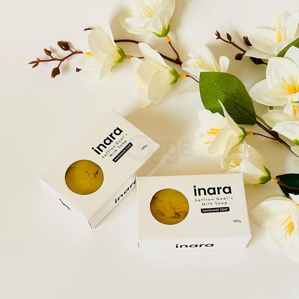 Inara Saffron Goat's Milk Soap (Handmade) 100g  