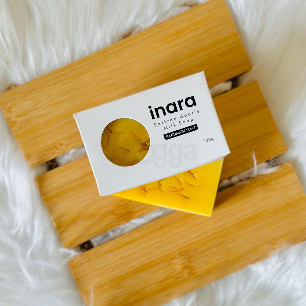 Inara Saffron Goat's Milk Soap (Handmade) 100g  