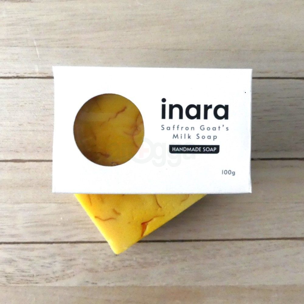 Inara Saffron Goat's Milk Soap (Handmade) 100g  