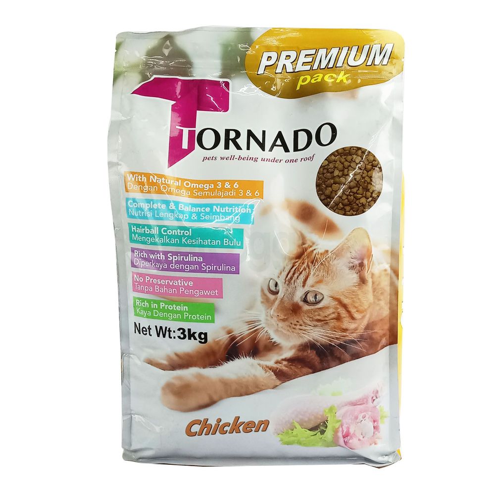 TORNADO PREMIUM PACK CHICKEN 3KG  