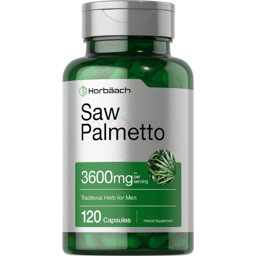 Horbäach Saw Palmetto Extract | 120 Capsules Saw Palmetto Berries   