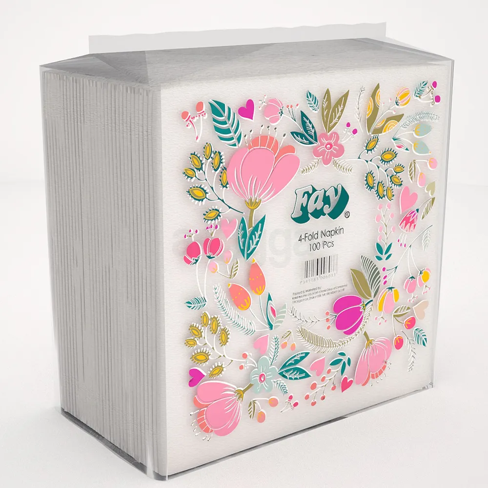 Fay Tissue Napkin 4 Fold  