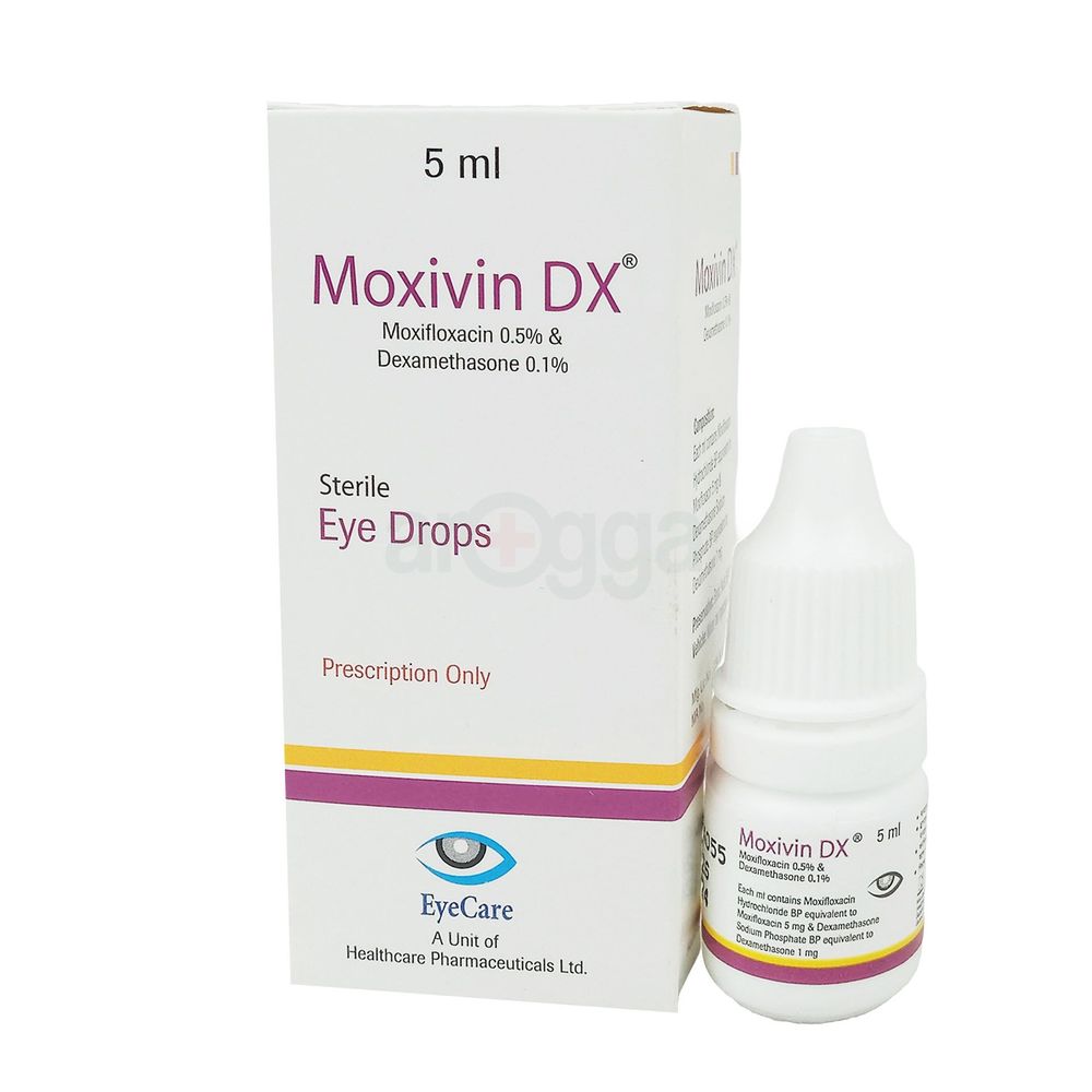 Moxivin DX 0.5%+0.1% drop