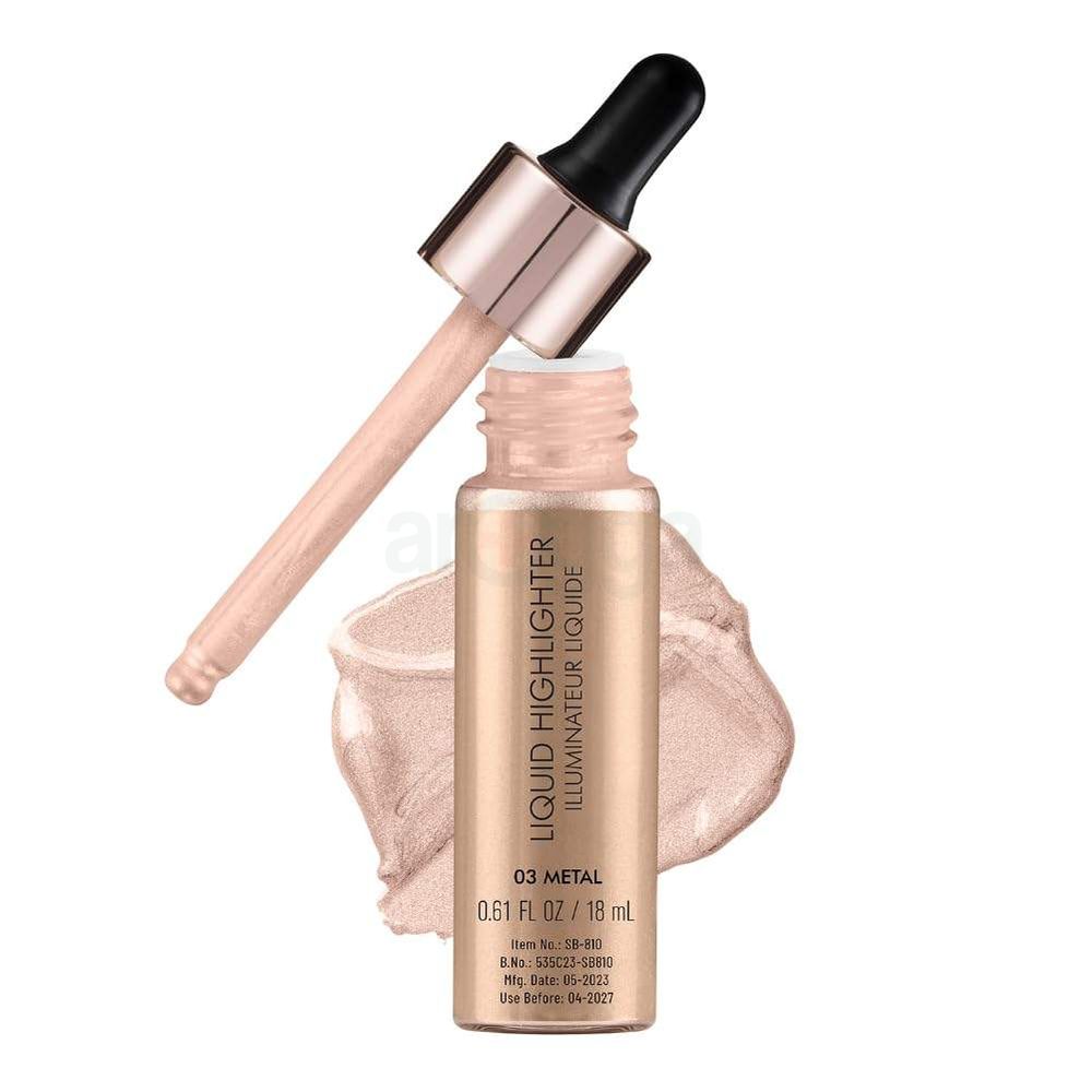 Swiss Beauty Liquid Highlighter Drop & Glow - Metal  