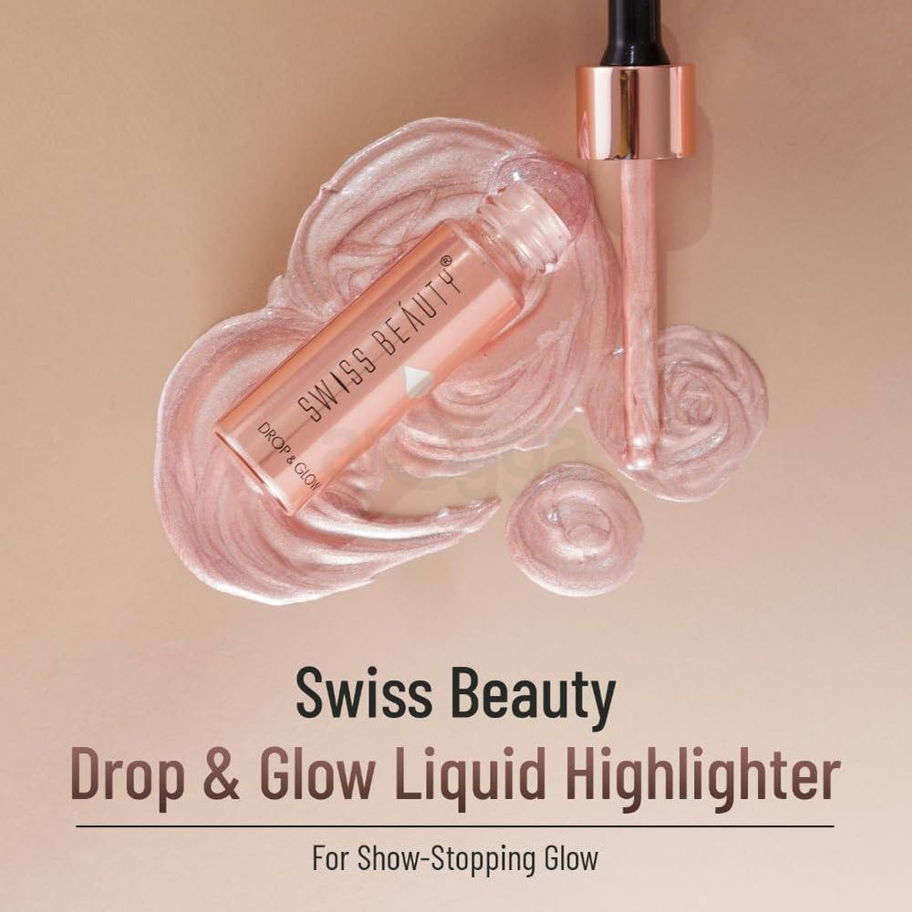 Swiss Beauty Liquid Highlighter Drop & Glow - Metal  