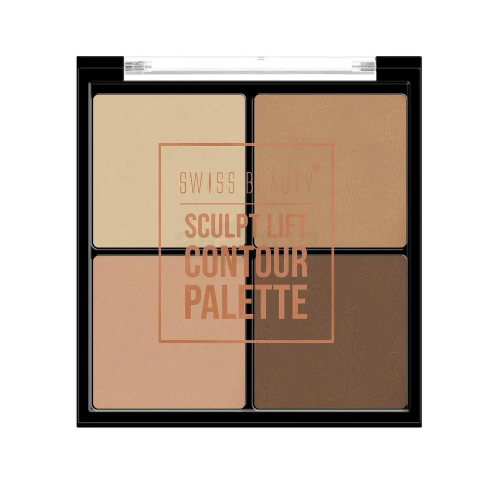 Swiss Beauty Sculpt Lift 4 Colour Contour Palette - 01  