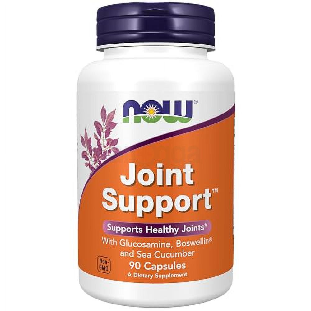 NOW Foods Supplements, Joint Support™ with Glucosamine, Boswellin® and Sea Cucumber, 90 Capsules  