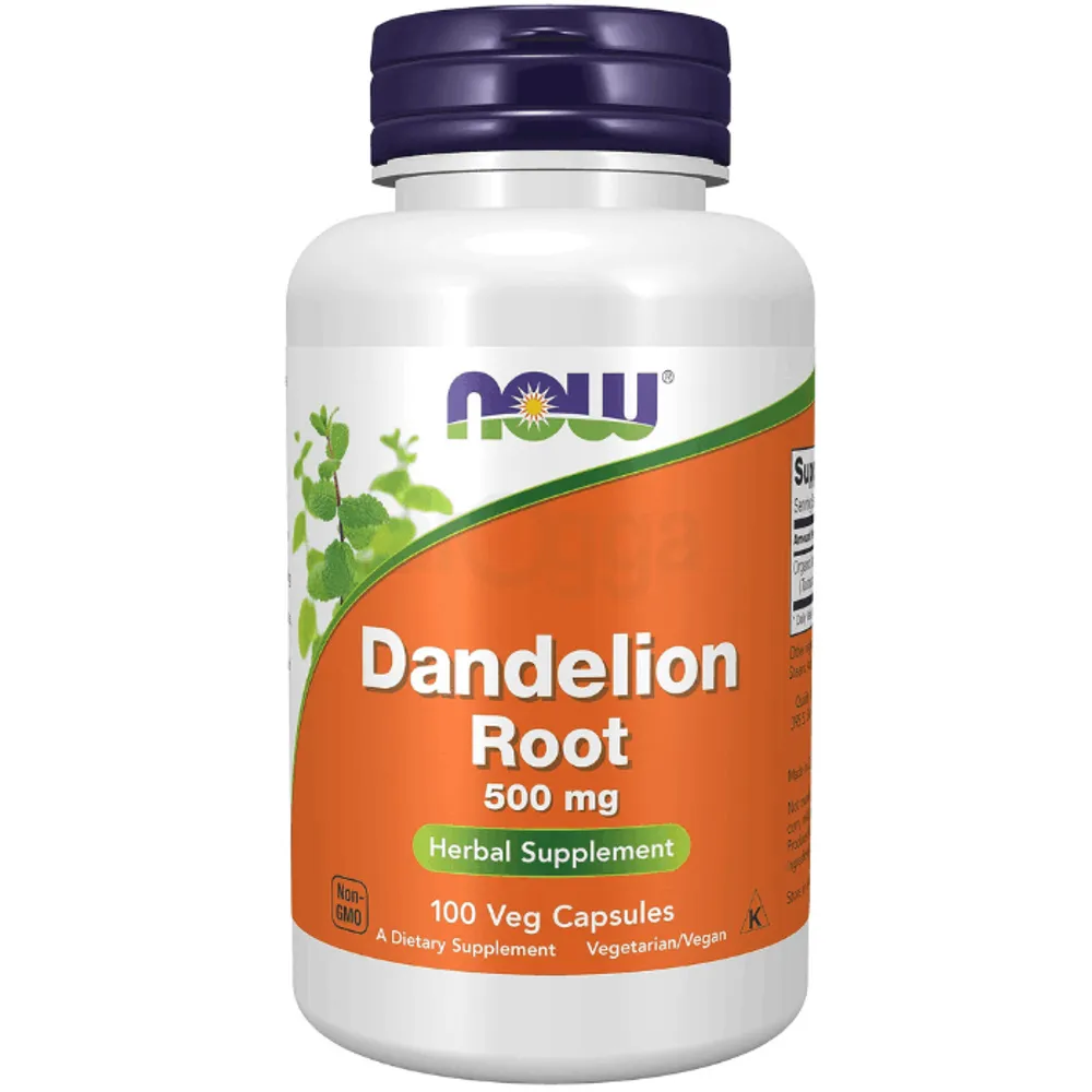 NOW Supplements, Dandelion Root 500 mg Herbal Supplement, 100 Veg Capsules  