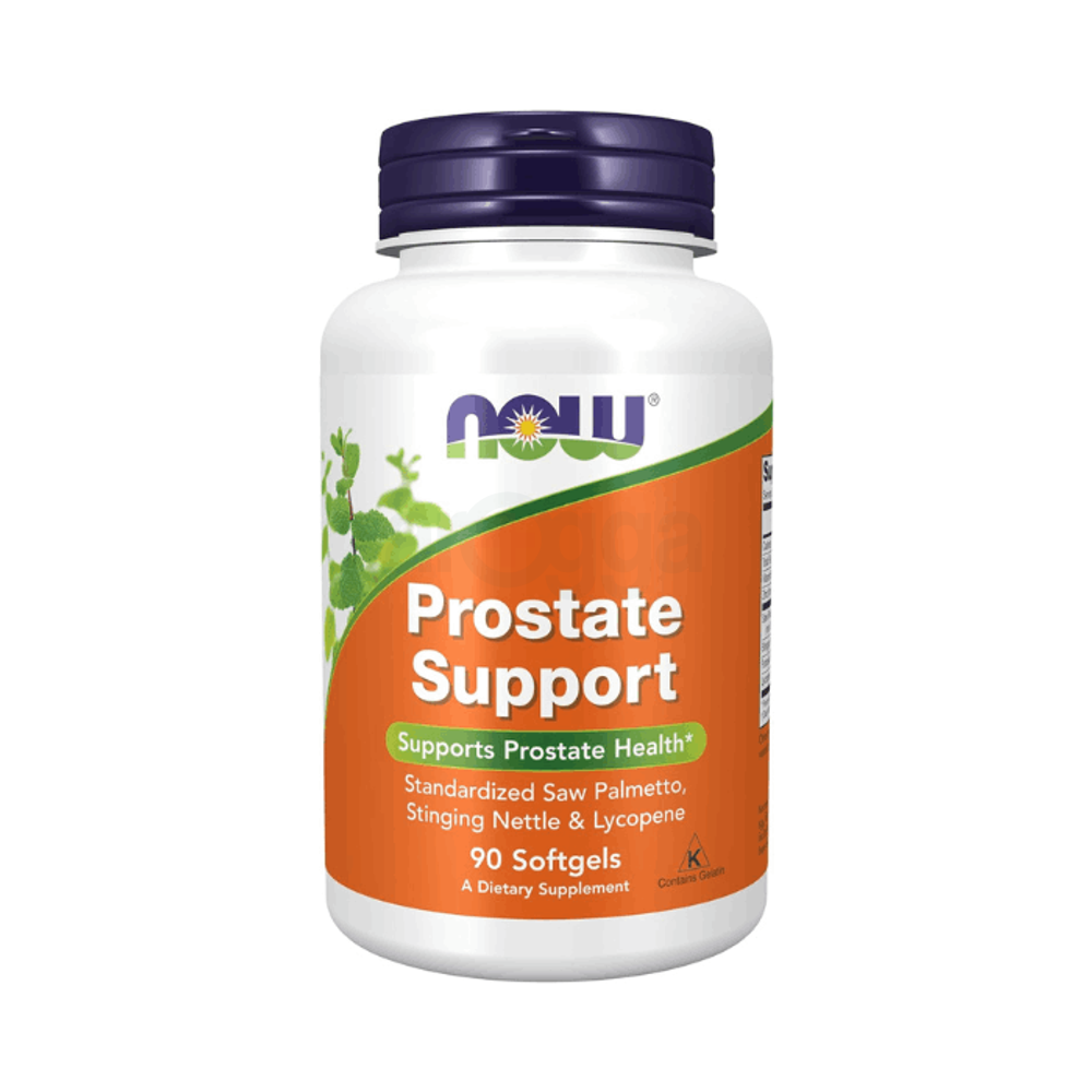 NOW Prostate Support Standardized Saw Palmetto Stinging Nettle & Lycopene 90 Capsules  