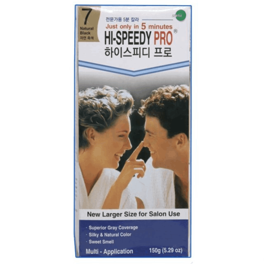 Hi-Speedy Pro 7 Natural Black Hair Color Cream-150gm  