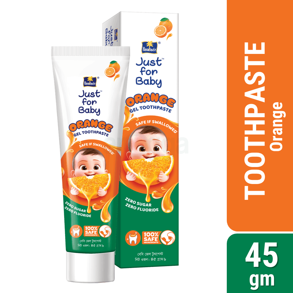 Parachute Just for Baby - Baby Gel Toothpaste 45g (Orange)  