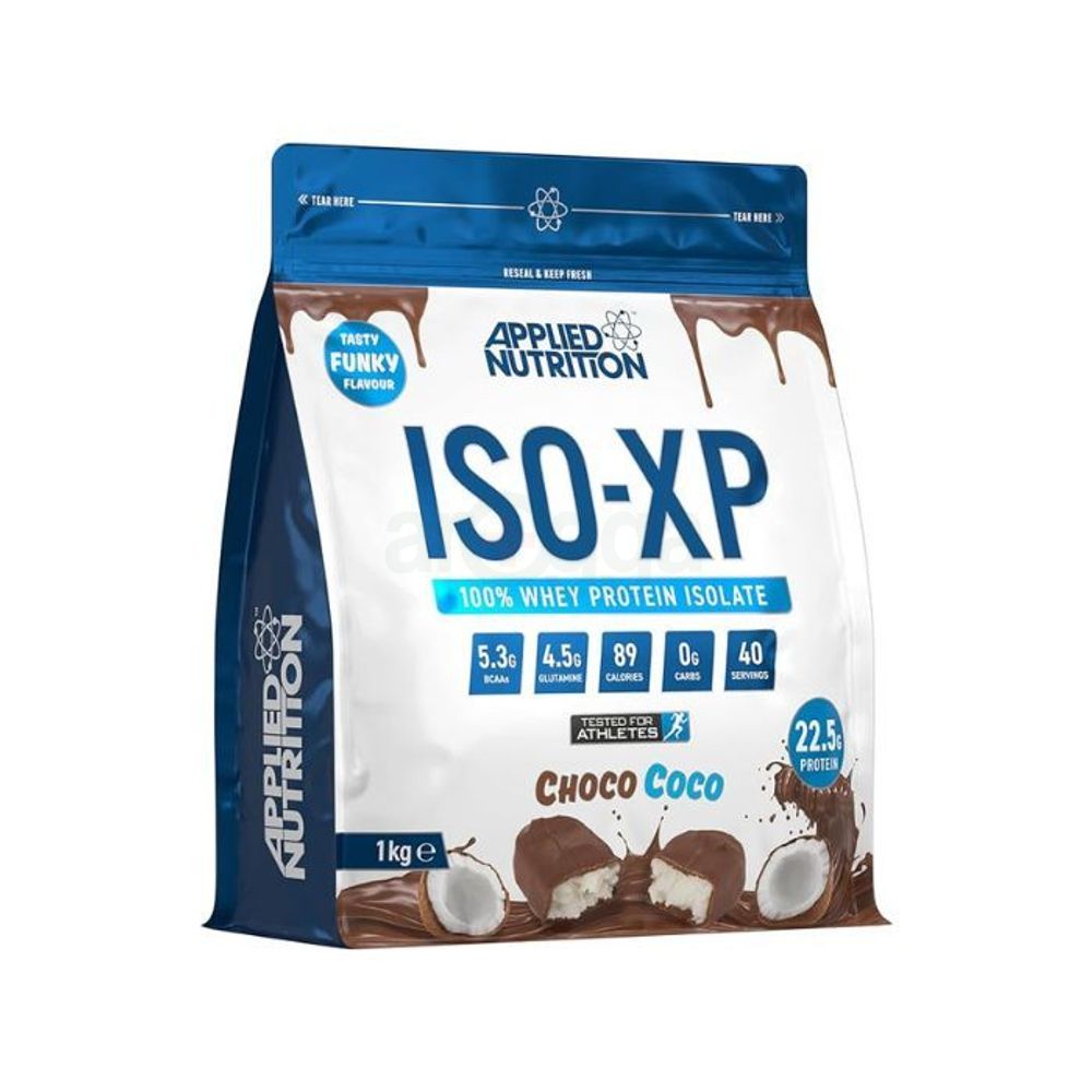 Applied Nutrition ISO XP Tasty Funky Flavours Choco Coco Whey Protein Isolate 1kg 40 Servings  