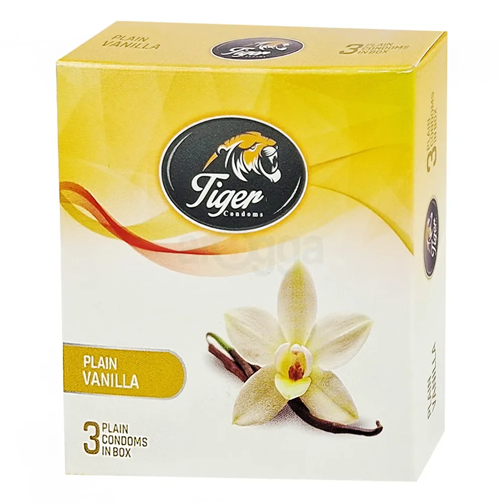 Tiger Vanilla Flavored Condom 3's Pack  