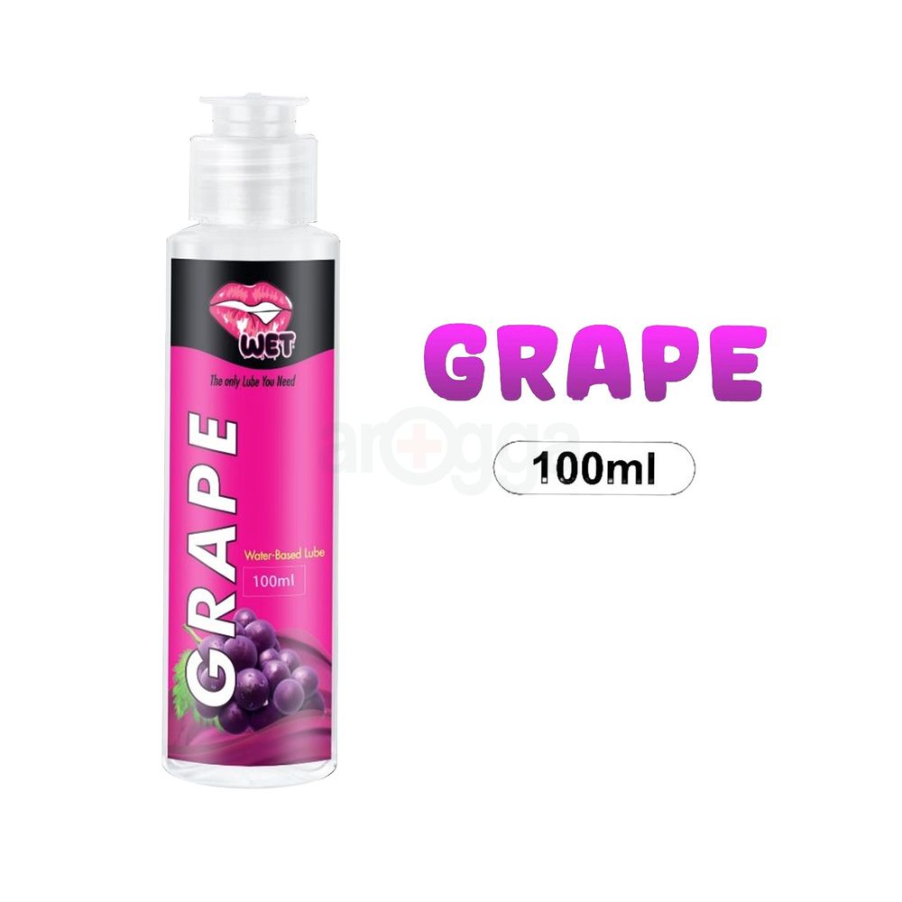 WET Grape Water Based Personal Lubricant Massage Gel - 100ml  