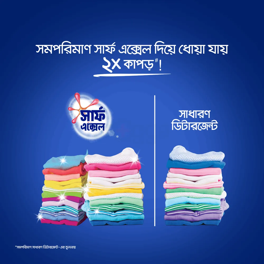 Surf Excel Synthetic Laundry Detergent Powder 500g  