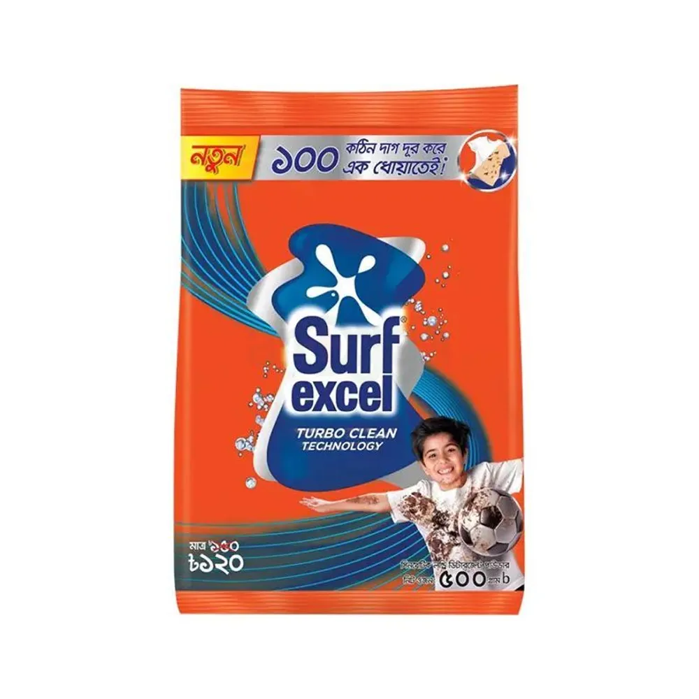 Surf Excel Synthetic Laundry Detergent Powder 500g  