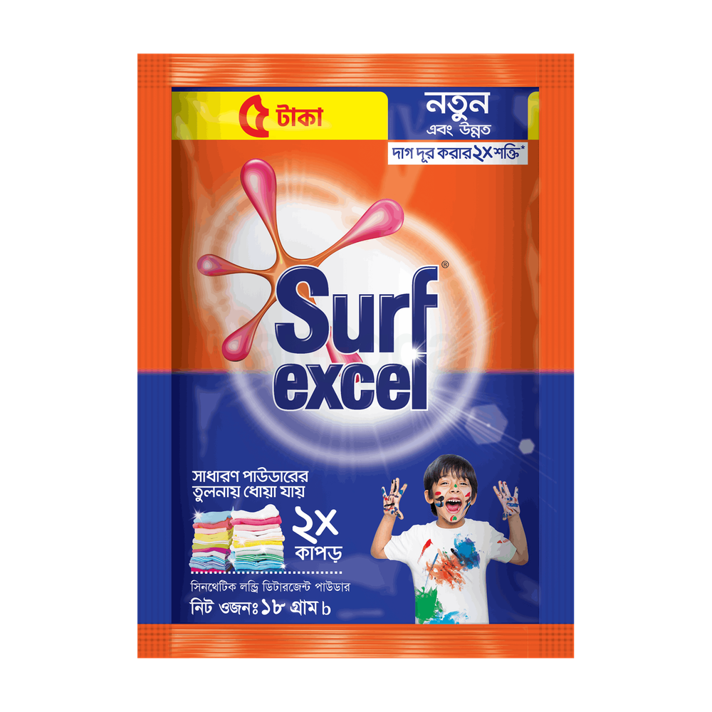 Surf Excel Fabric Solution Quick Wash 18g  