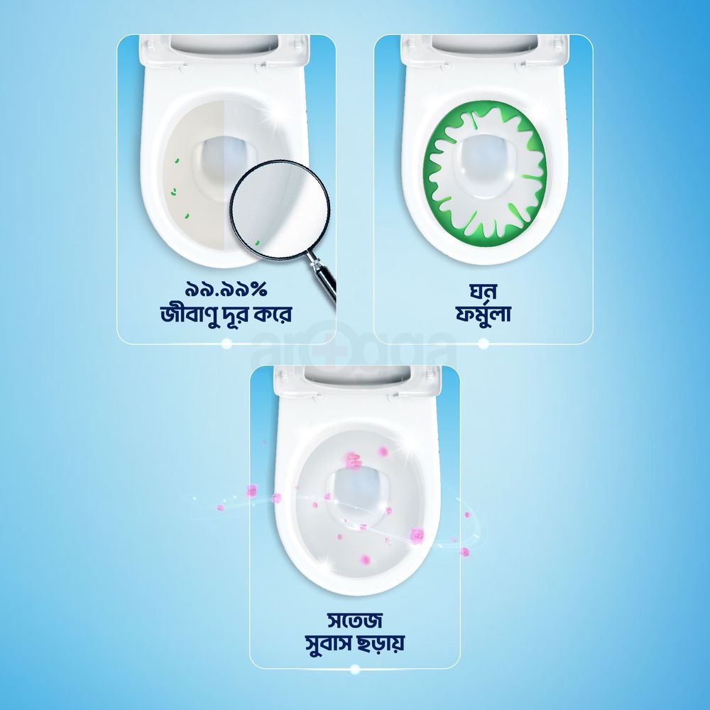 Domex Toilet Cleaning Liquid Ocean Fresh 500ml with Free Mug - Arogga ...