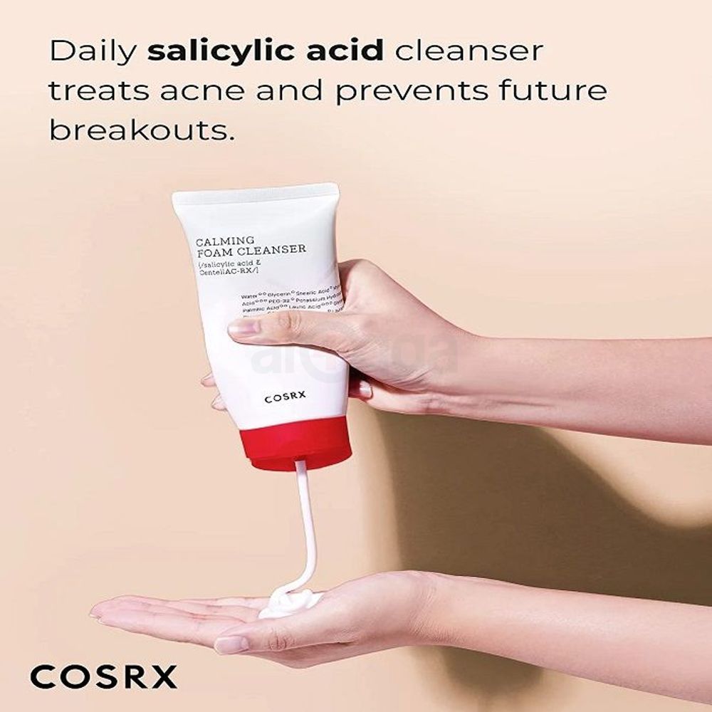 Cosrx Calming Foam Cleanser with Salicylic Acid and Centellac RX  