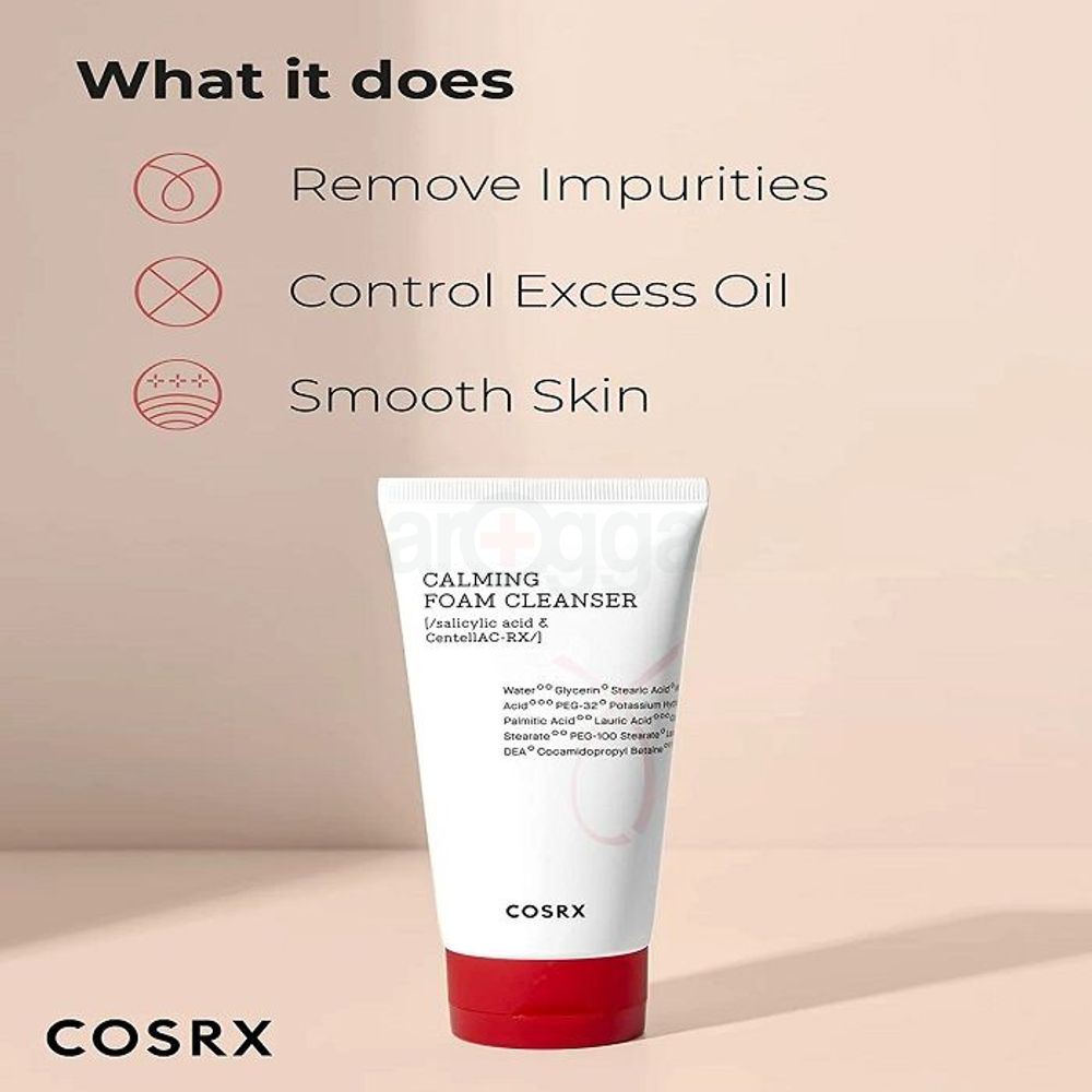 Cosrx Calming Foam Cleanser with Salicylic Acid and Centellac RX  